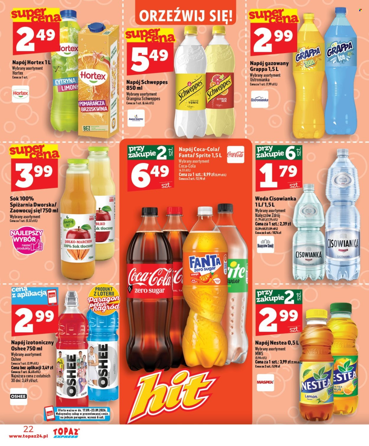 Gazetka TOPAZ - Od czwartku 17.09.2026