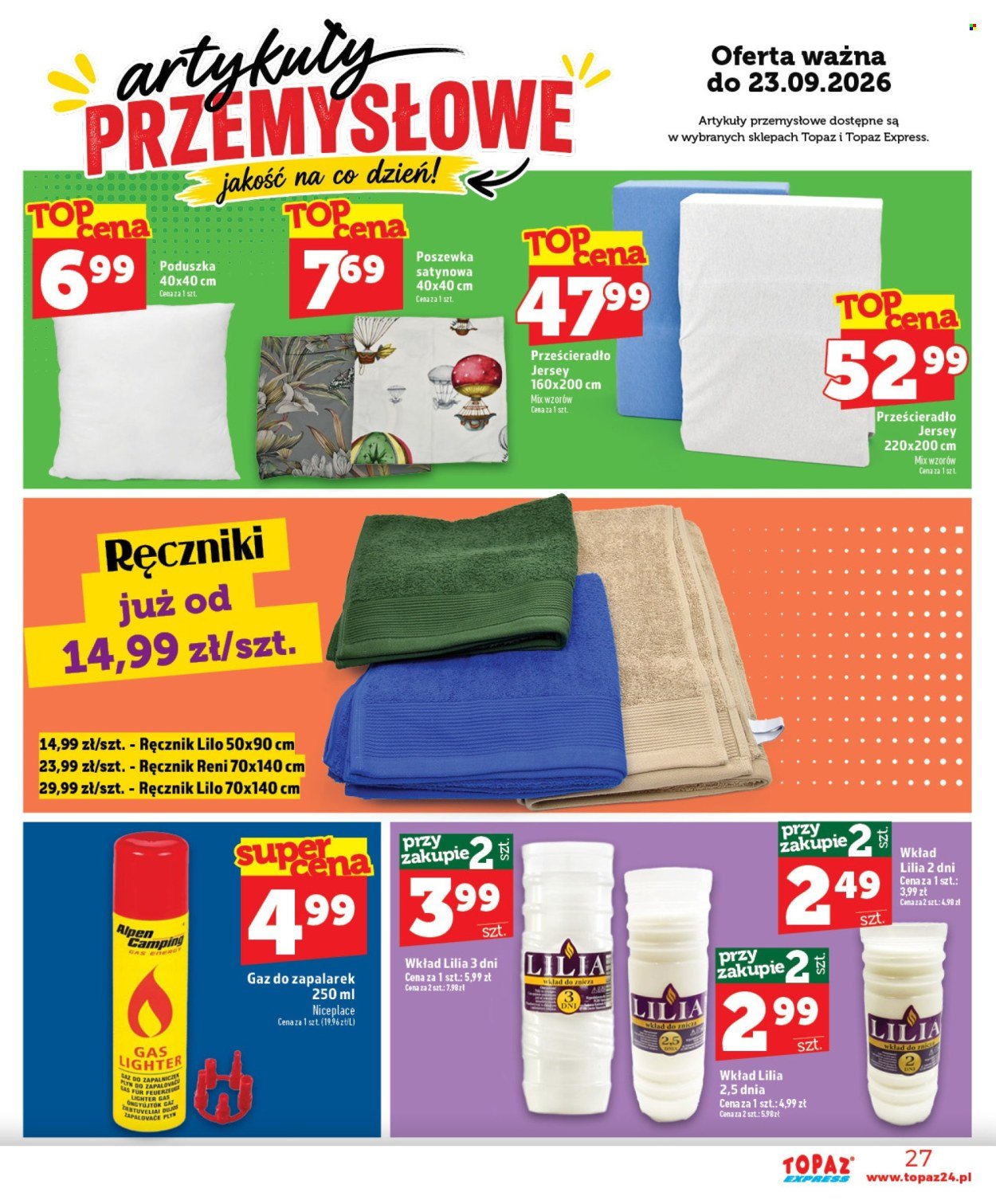 Gazetka TOPAZ - Od czwartku 17.09.2026