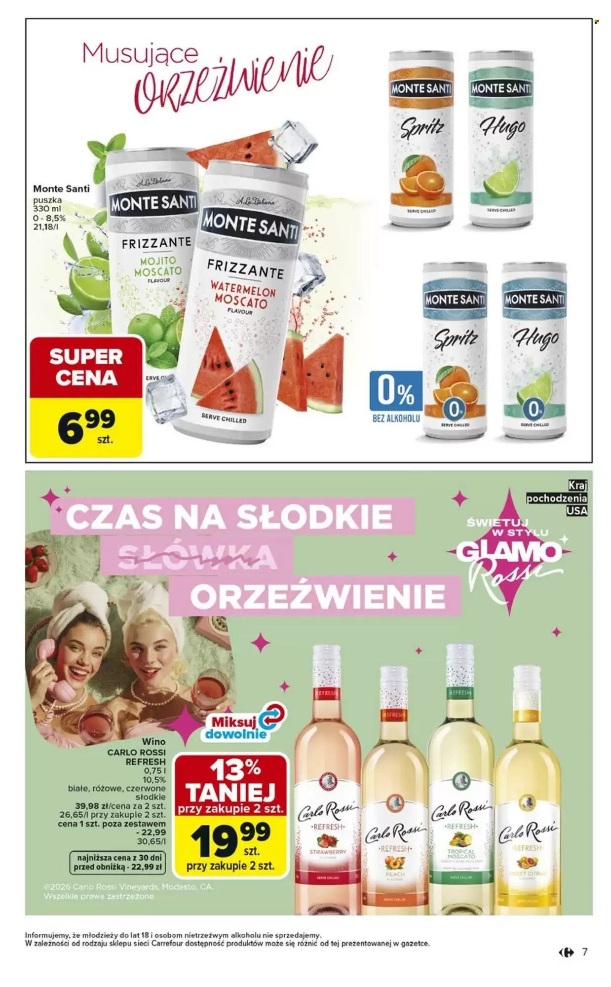 Gazetka CARREFOUR - Wina wyborne letnie smaki