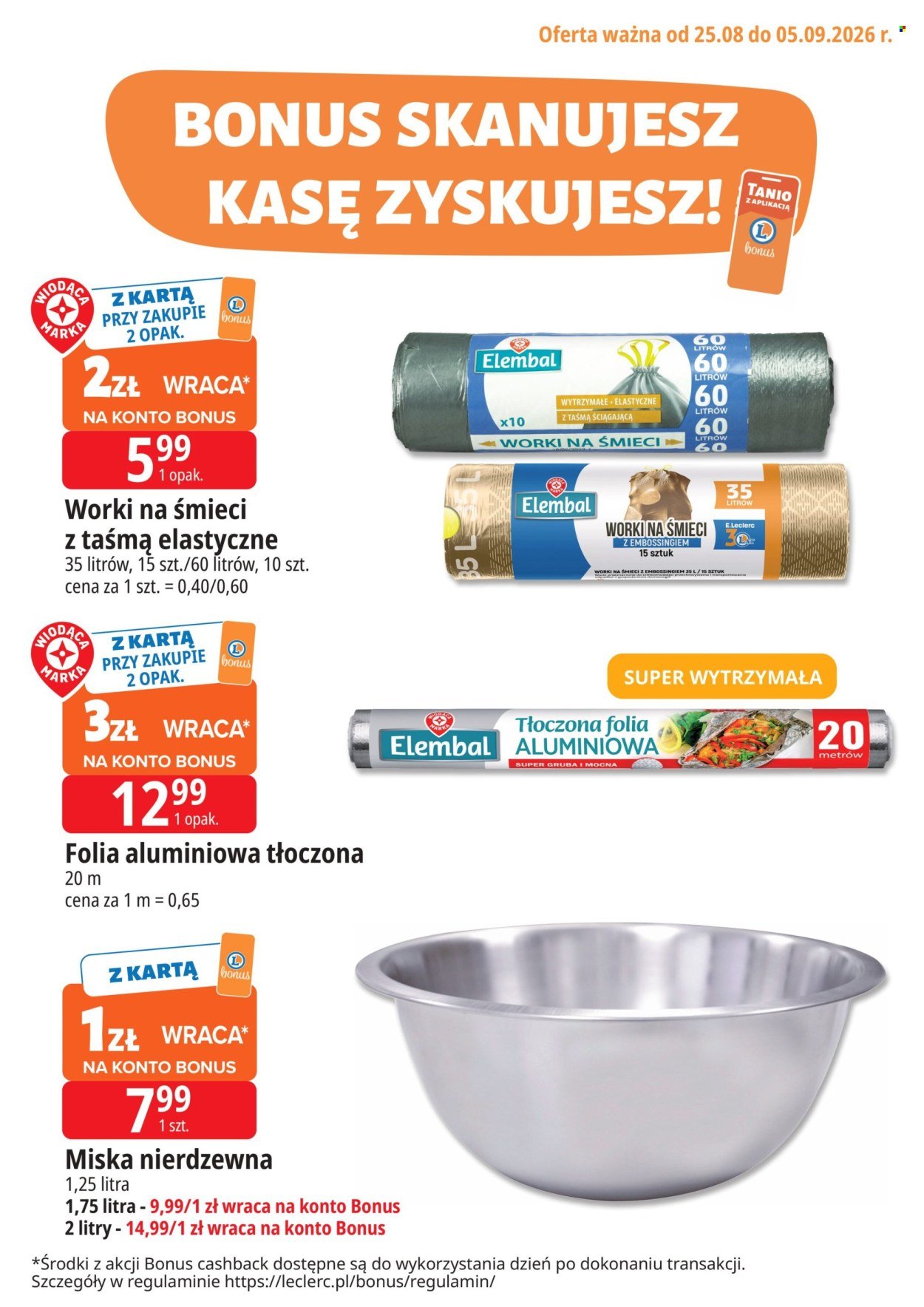 Gazetka E.LECLERC - Od wtorku 25.08.2026