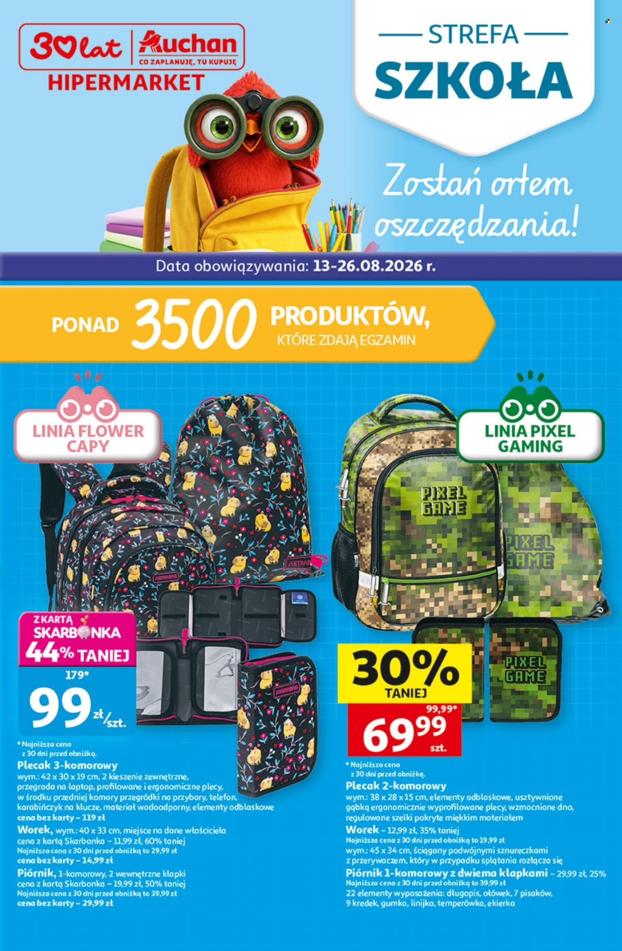 Gazetka AUCHAN - Szkoła