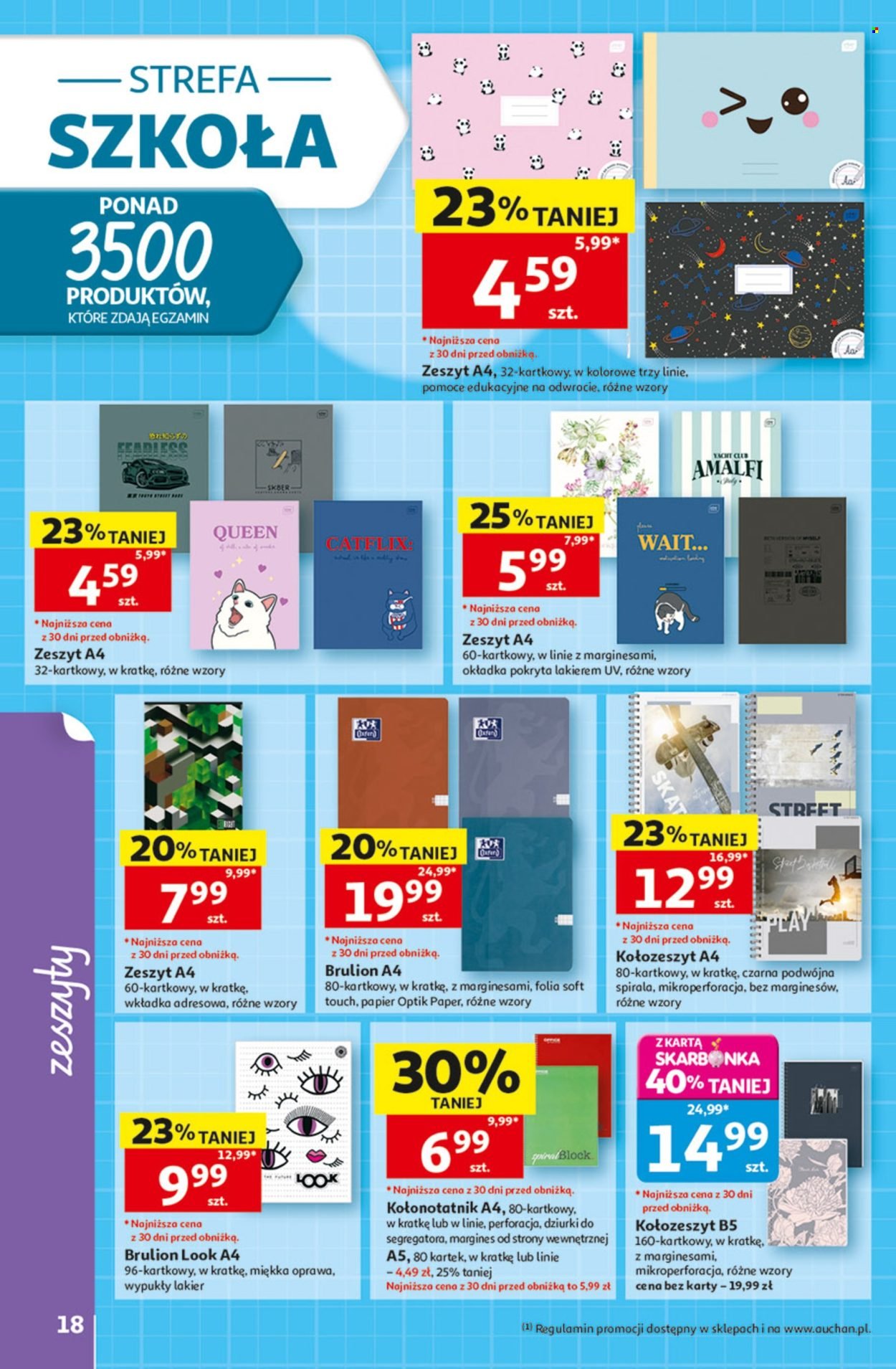 Gazetka AUCHAN - Szkoła