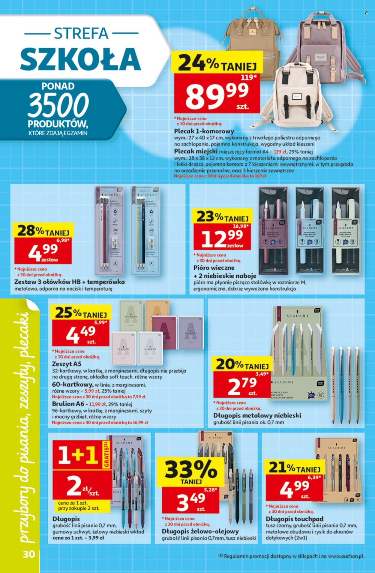 Gazetka AUCHAN - Szkoła