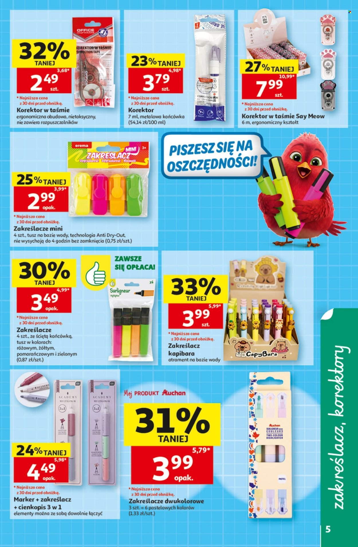 Gazetka AUCHAN - Szkoła