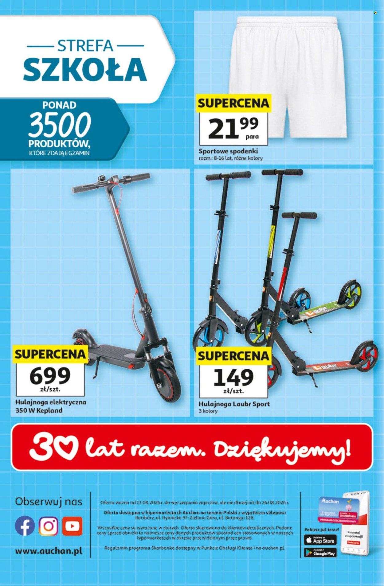 Gazetka AUCHAN - Szkoła