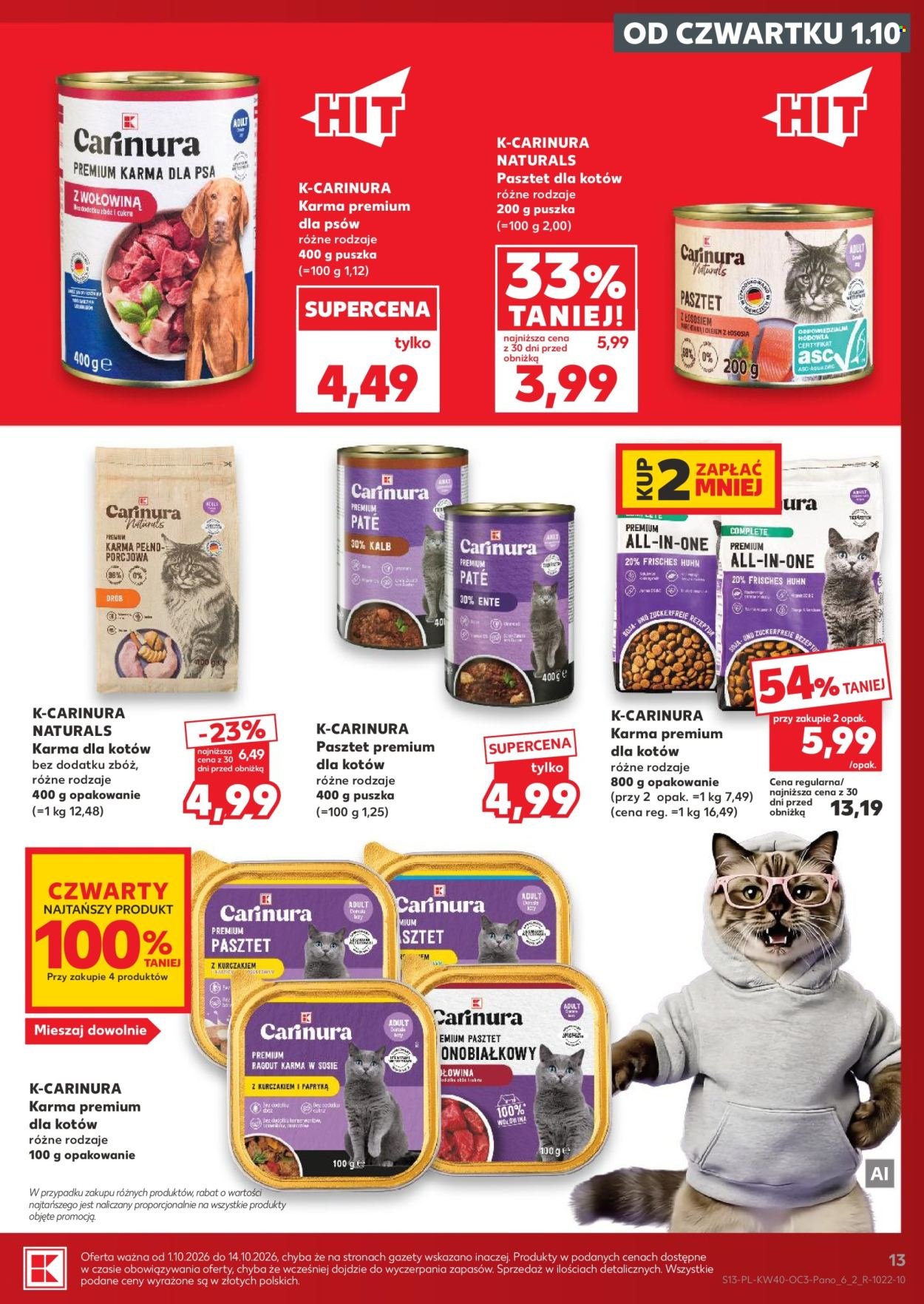 Gazetka KAUFLAND - Okazje, że...hau i miau