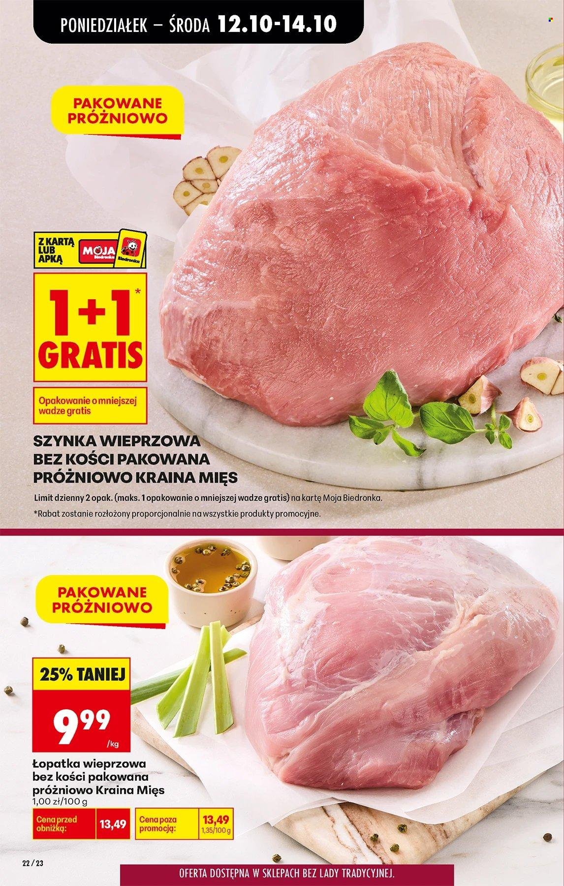 Gazetka BIEDRONKA - W tym tygodniu od poniedziałku