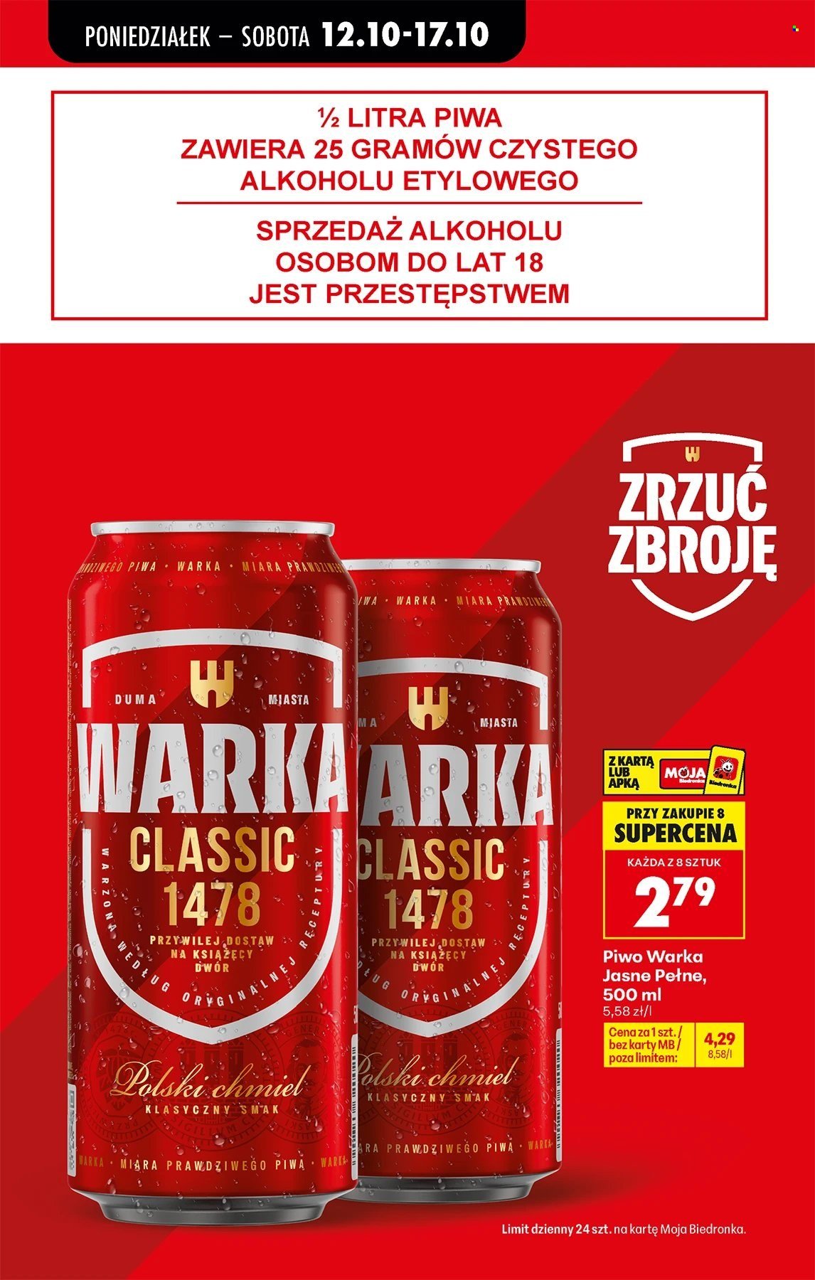 Gazetka BIEDRONKA - W tym tygodniu od poniedziałku