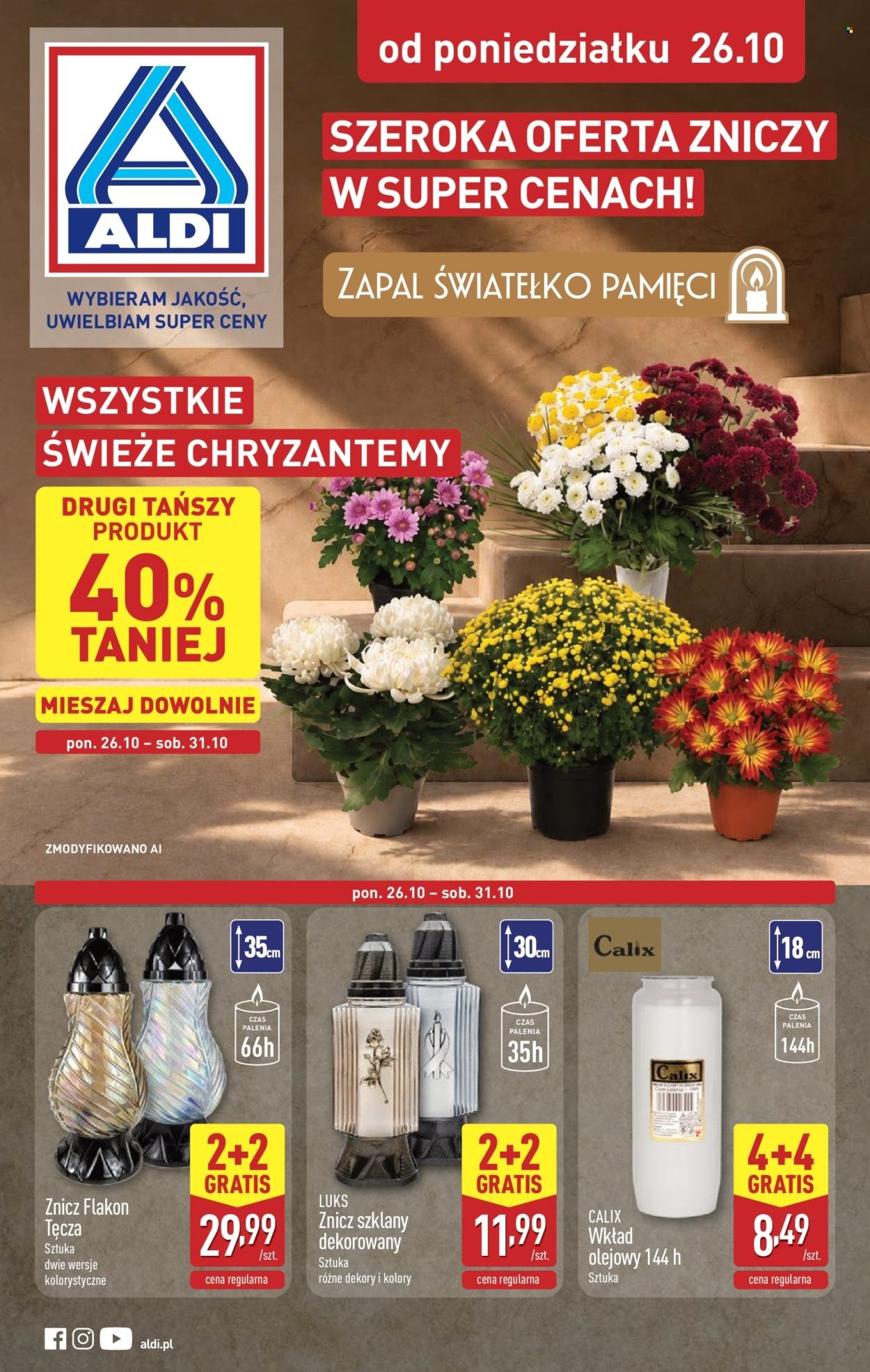 Gazetka ALDI - Znicze i stroiki