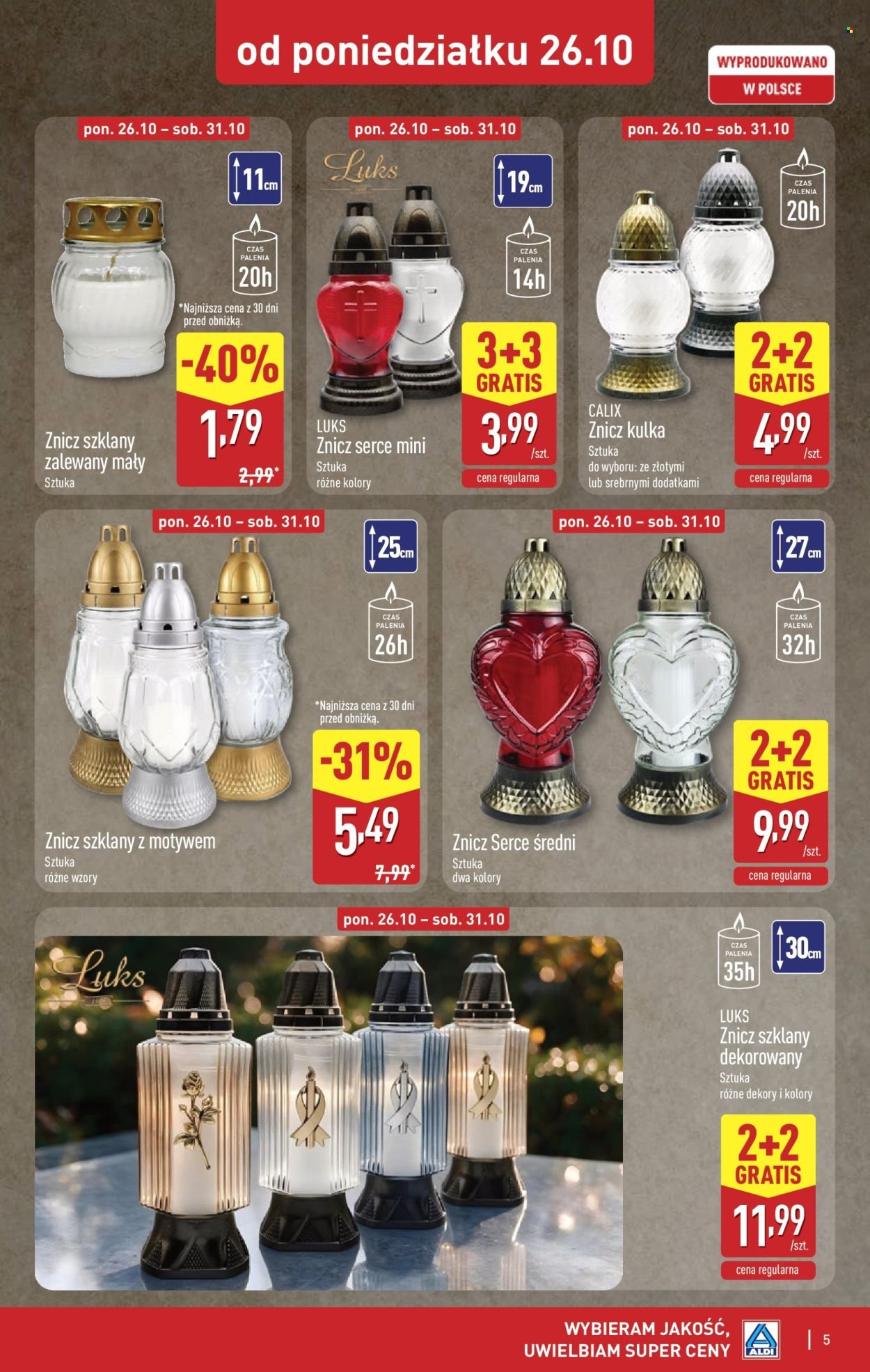 Gazetka ALDI - Znicze i stroiki