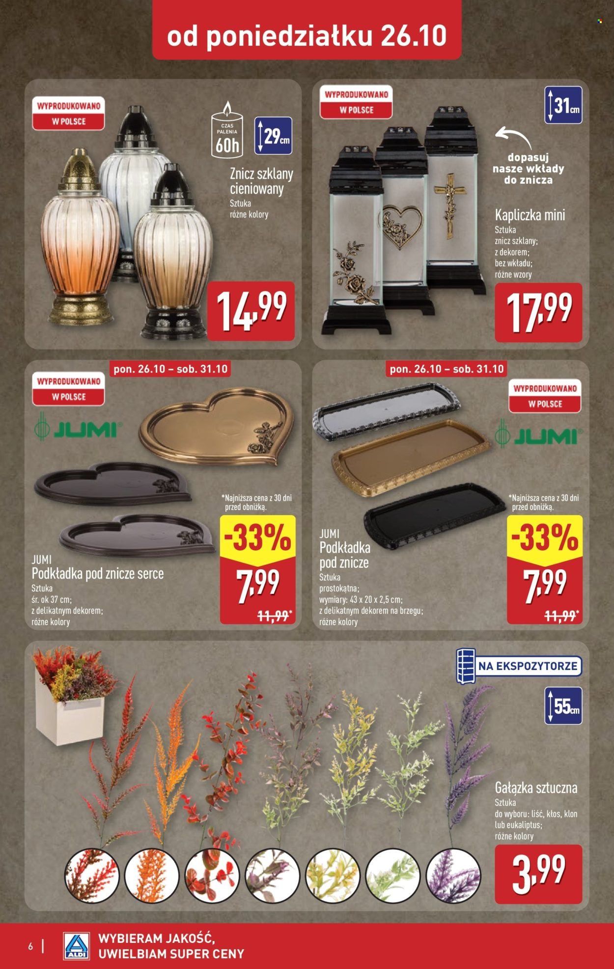 Gazetka ALDI - Znicze i stroiki