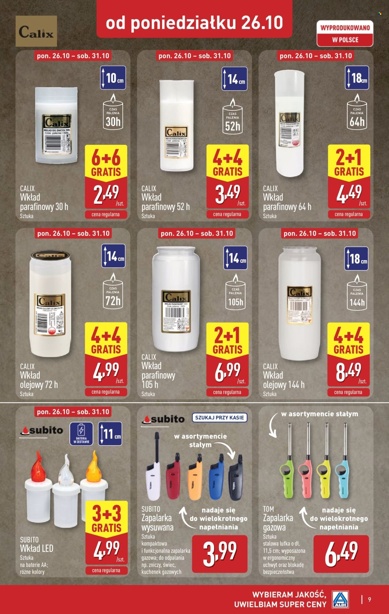 Gazetka ALDI - Znicze i stroiki