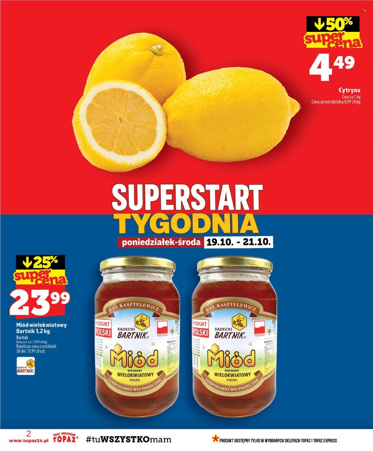 Gazetka TOPAZ - Od czwartku 15.10.2026