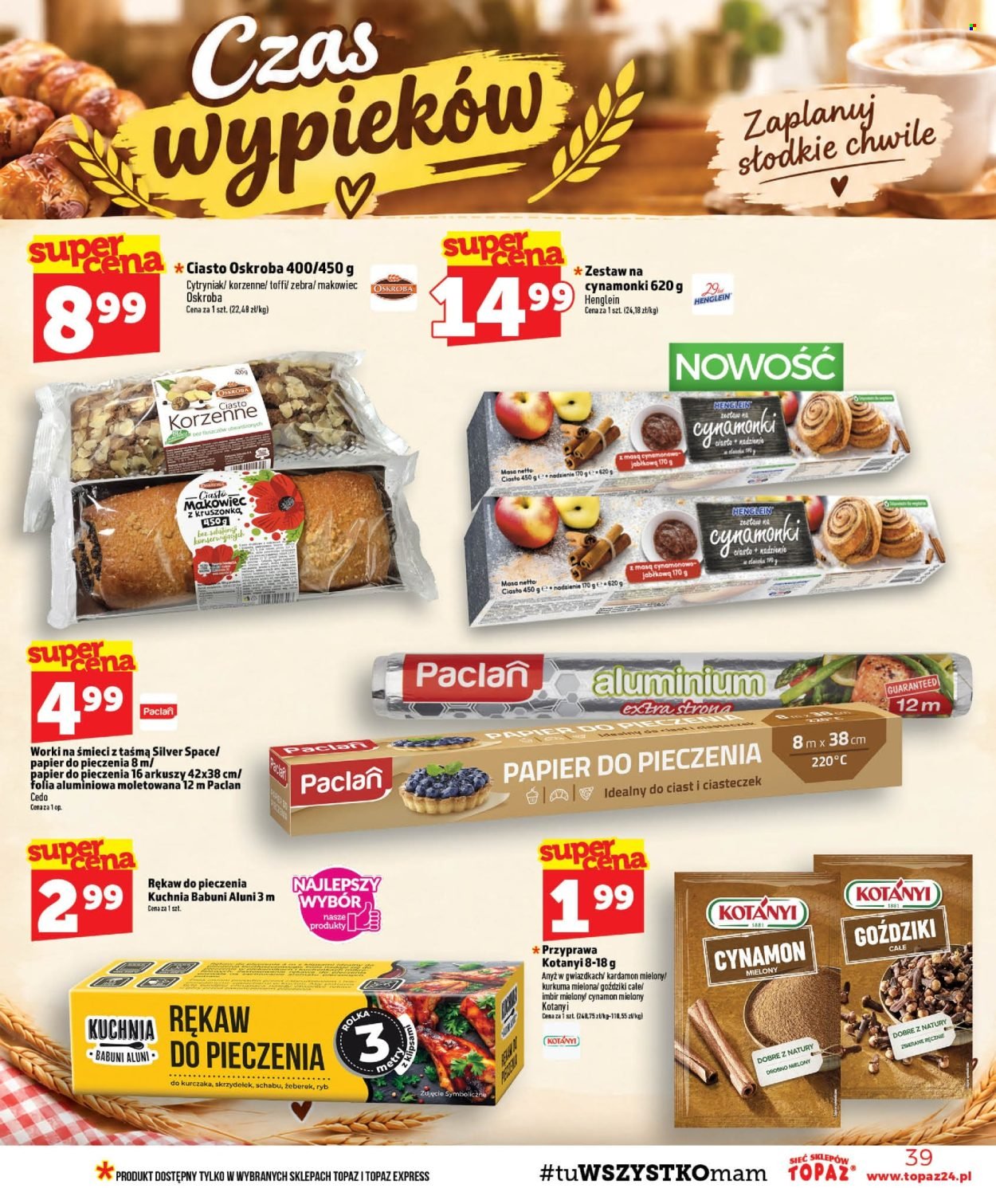 Gazetka TOPAZ - Od czwartku 15.10.2026