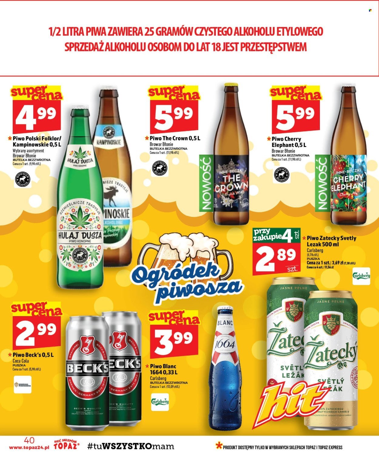 Gazetka TOPAZ - Od czwartku 15.10.2026