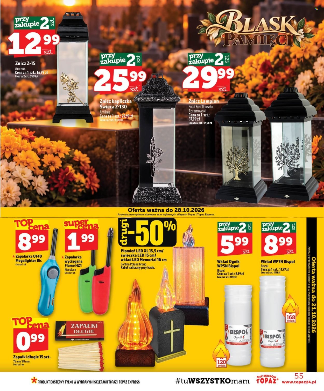 Gazetka TOPAZ - Od czwartku 15.10.2026