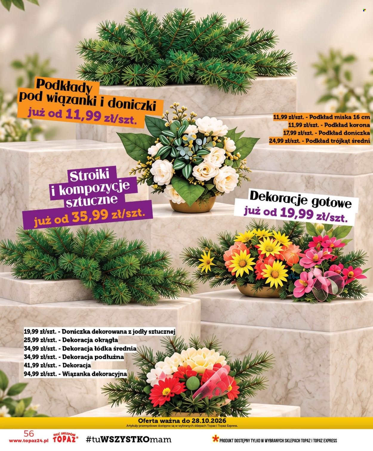 Gazetka TOPAZ - Od czwartku 15.10.2026