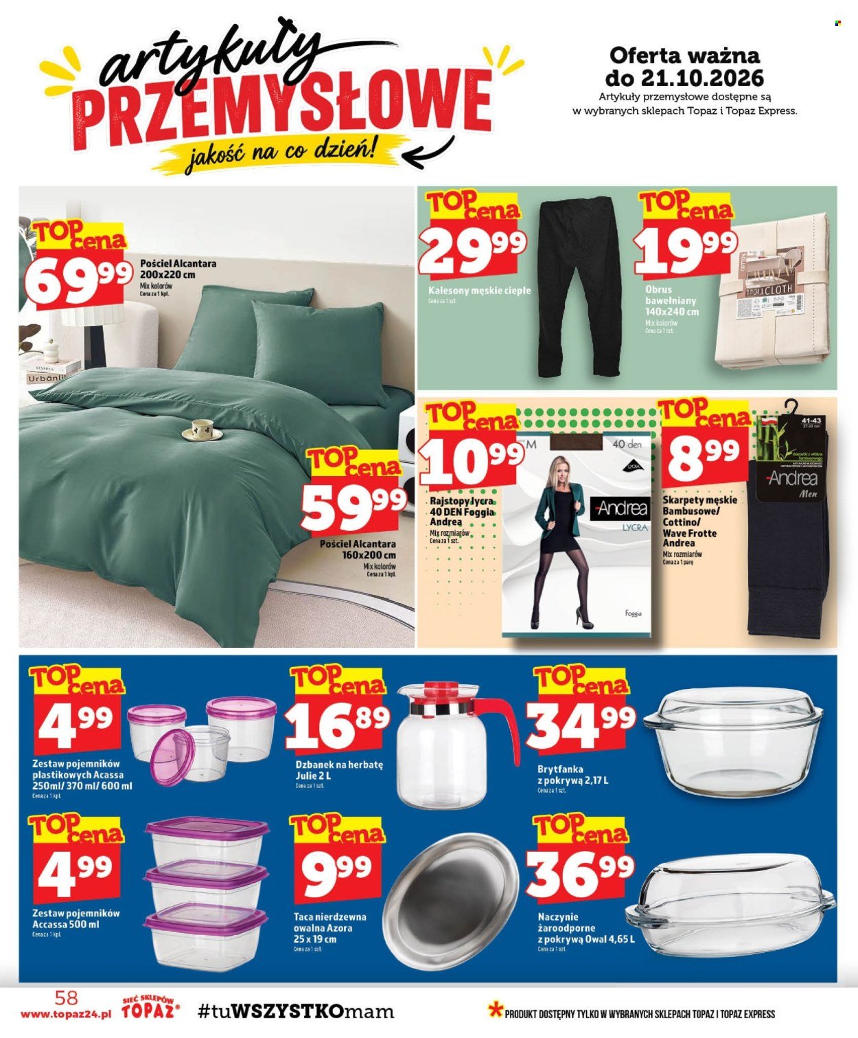 Gazetka TOPAZ - Od czwartku 15.10.2026