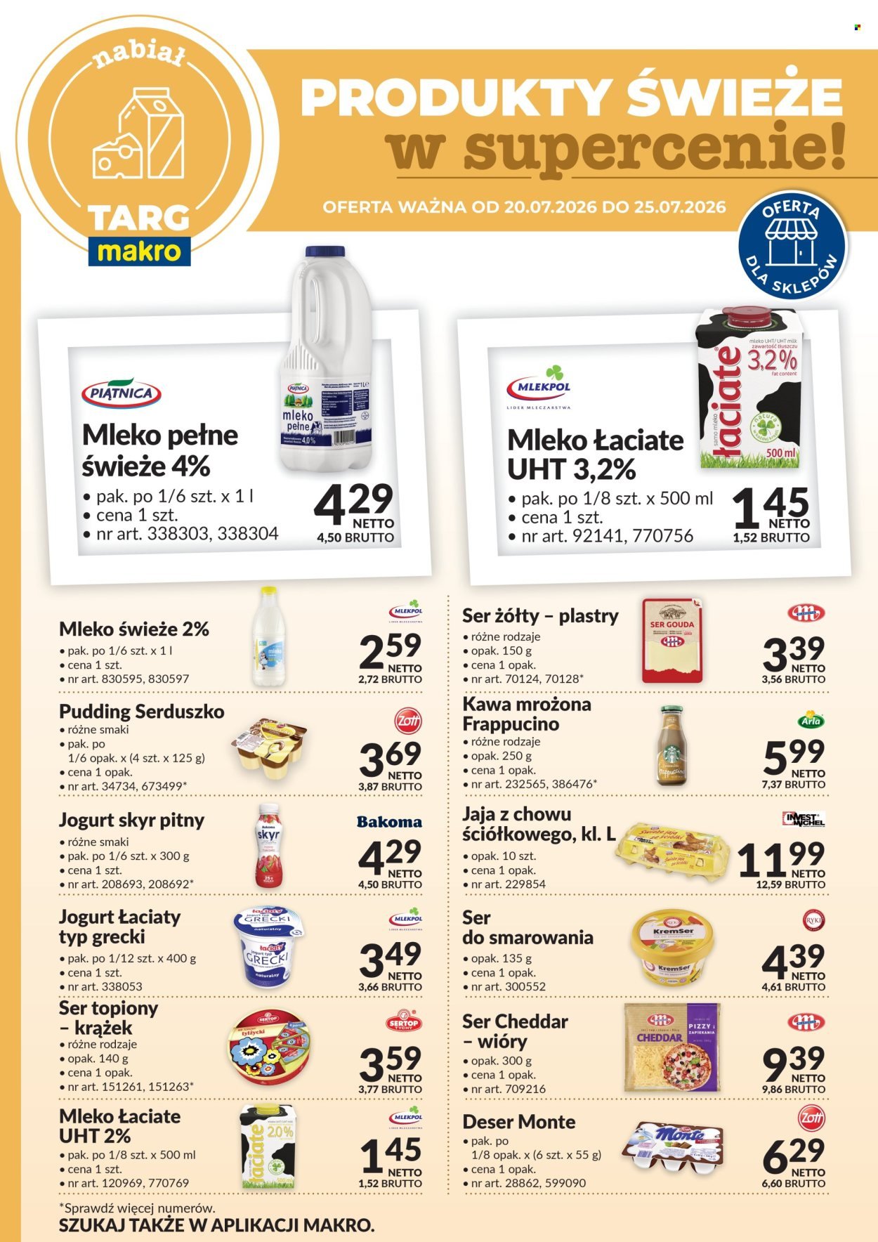 Gazetka MAKRO - Targ MAKRO - oferta świeża w super cenach!