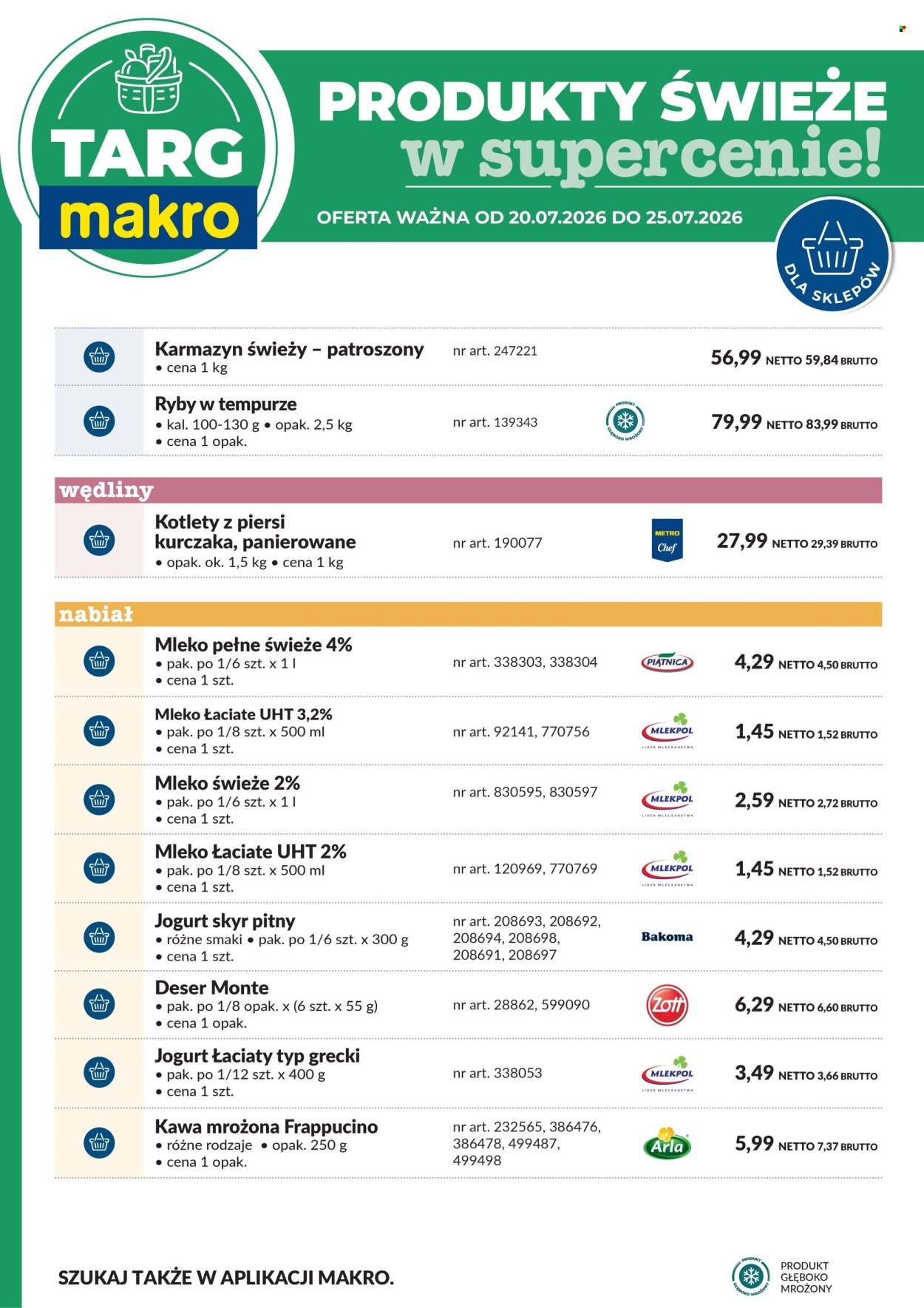Gazetka MAKRO - Targ MAKRO - oferta świeża w super cenach!