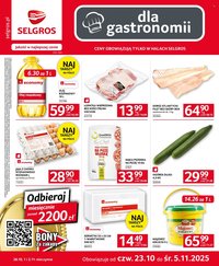 Gazetka SELGROS - Oferta dla gastronomii (2025-10-23 - 2025-11-05)