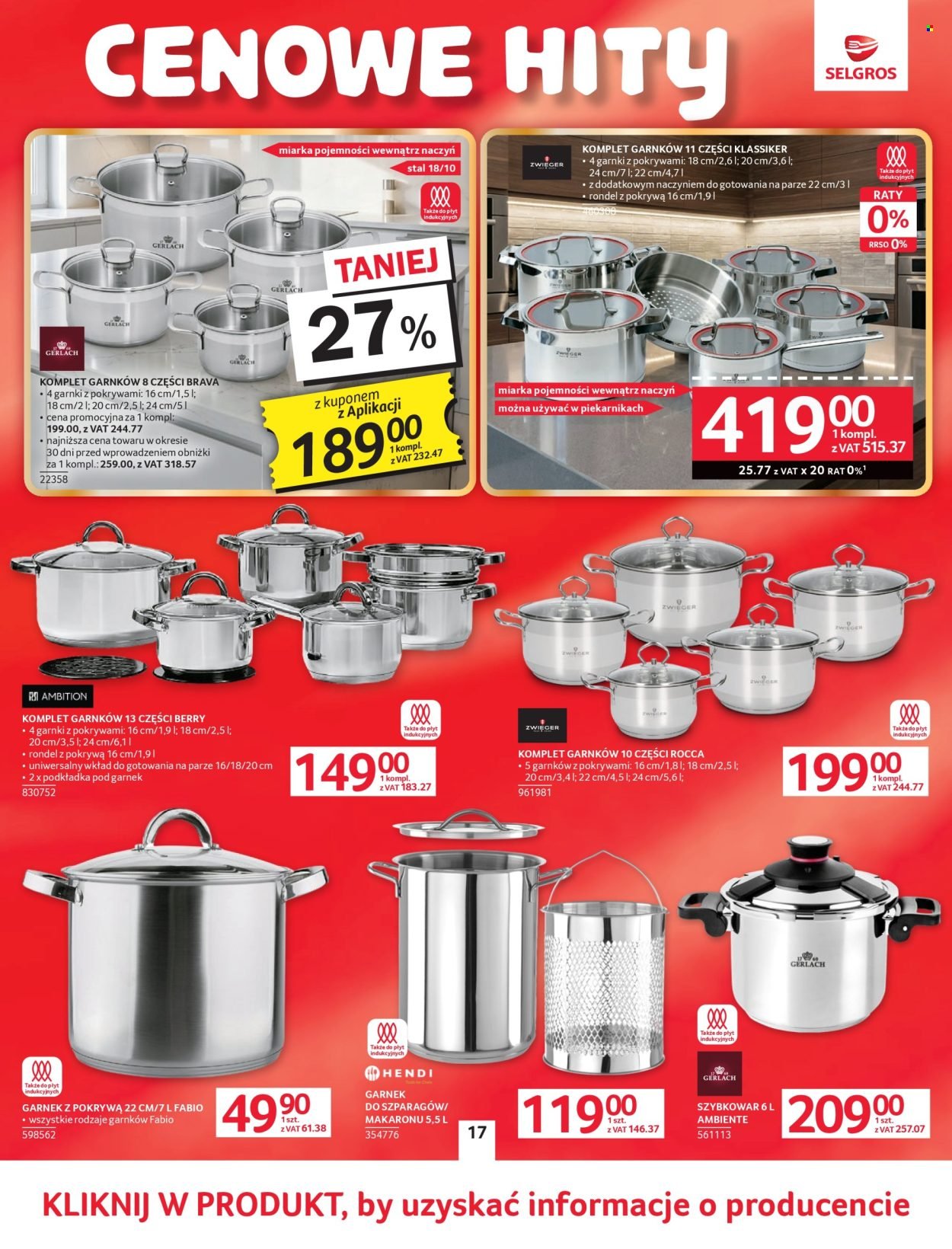 Gazetka SELGROS - Oferta Przemysłowa