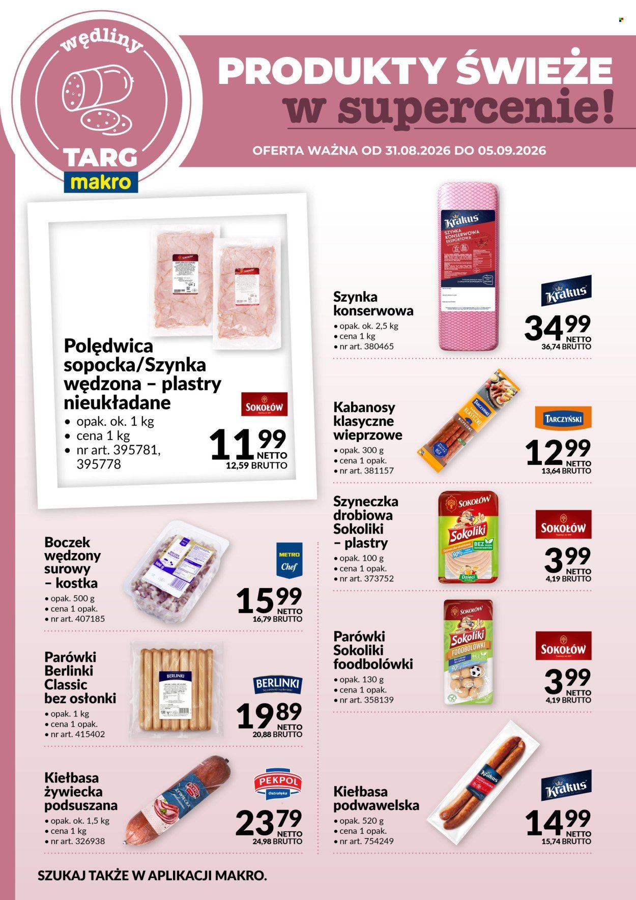 Gazetka MAKRO - Targ MAKRO - oferta świeża w super cenach!