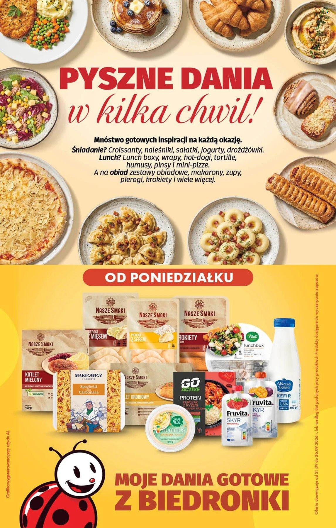 Gazetka BIEDRONKA - Pyszne dania