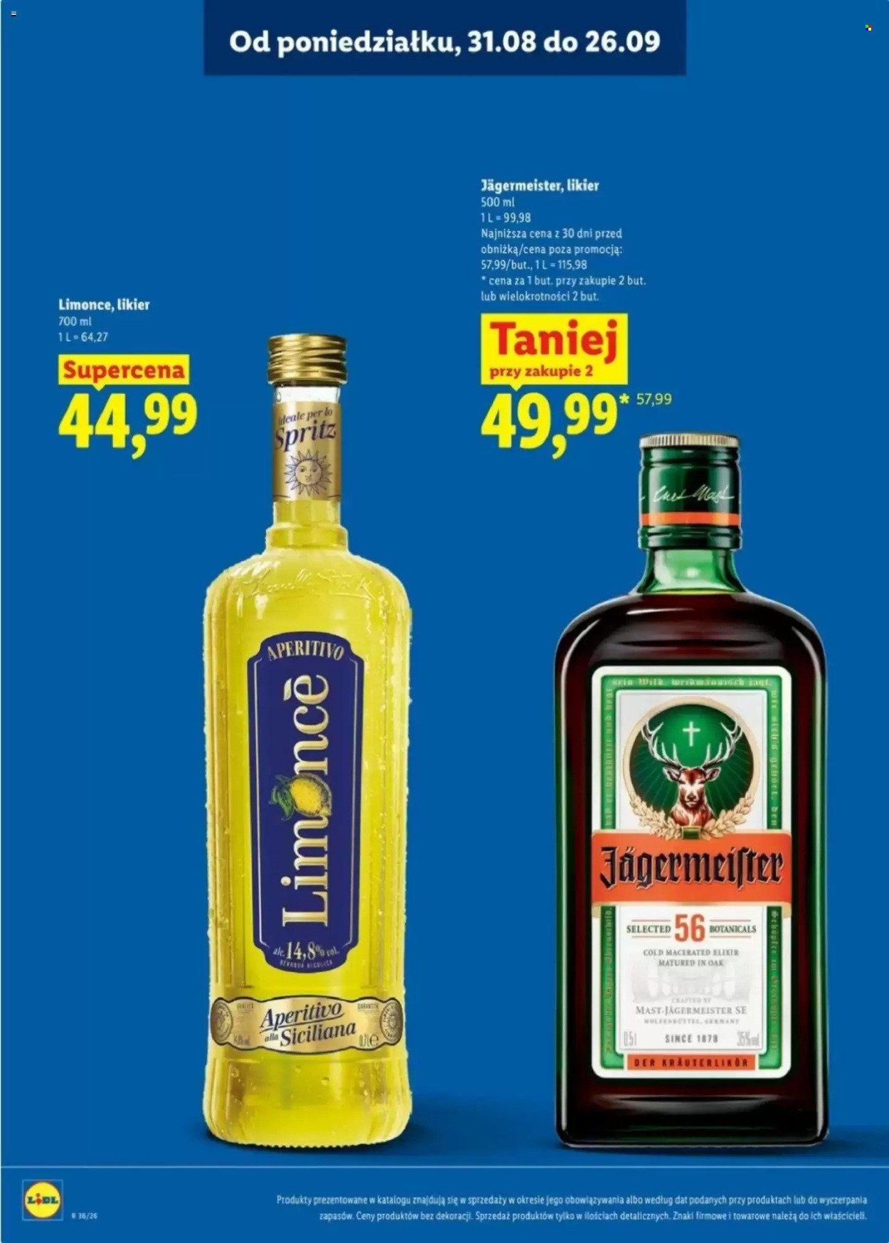 Gazetka LIDL - Katalog alkoholi mocnych