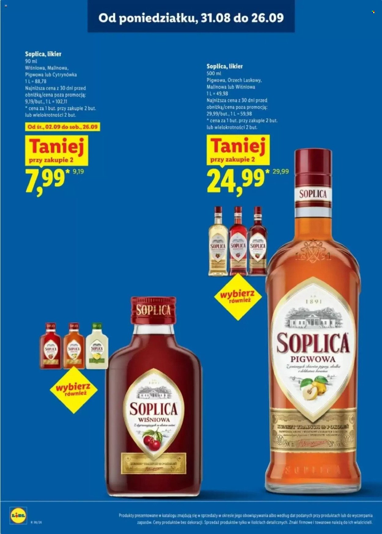 Gazetka LIDL - Katalog alkoholi mocnych