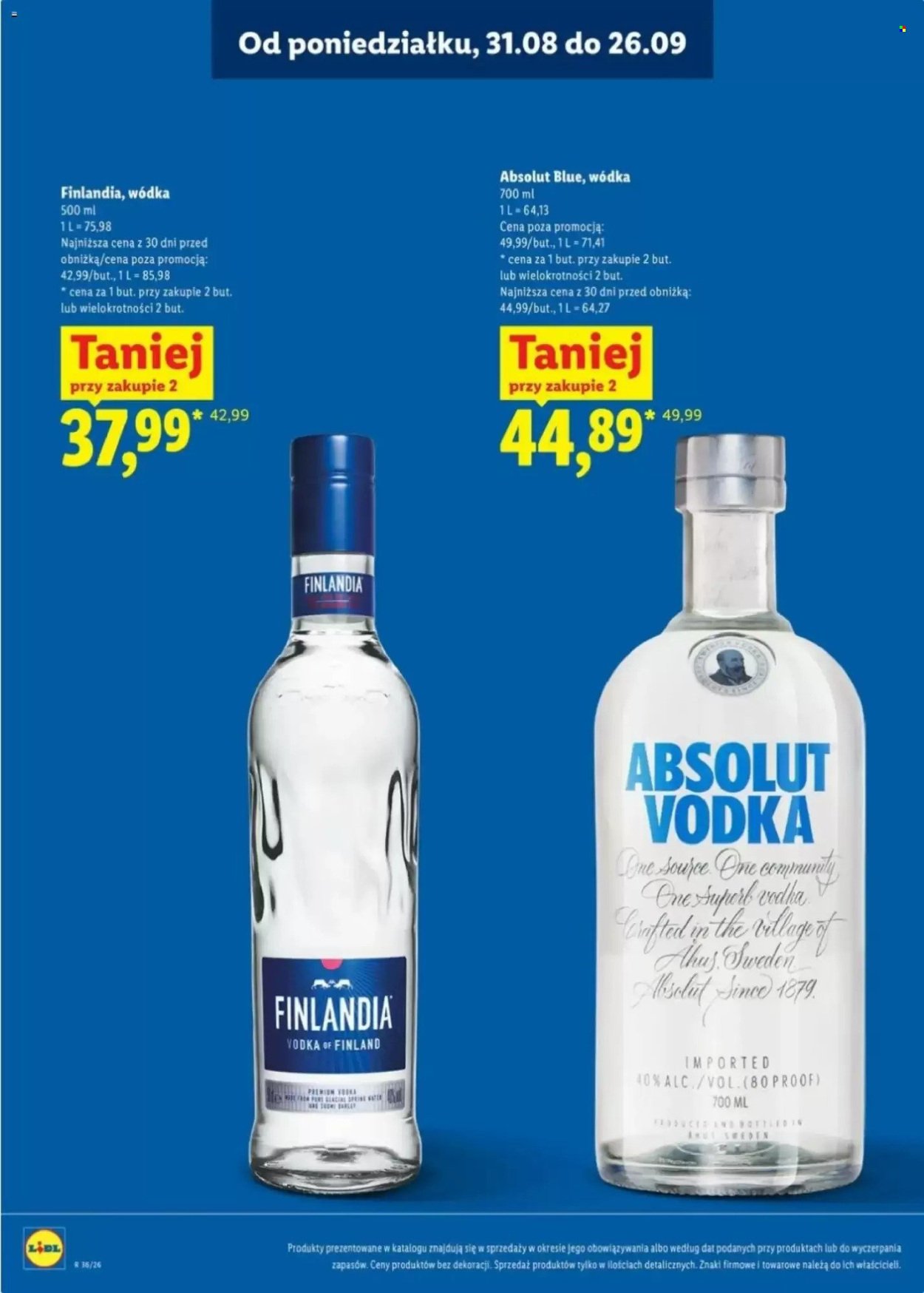 Gazetka LIDL - Katalog alkoholi mocnych