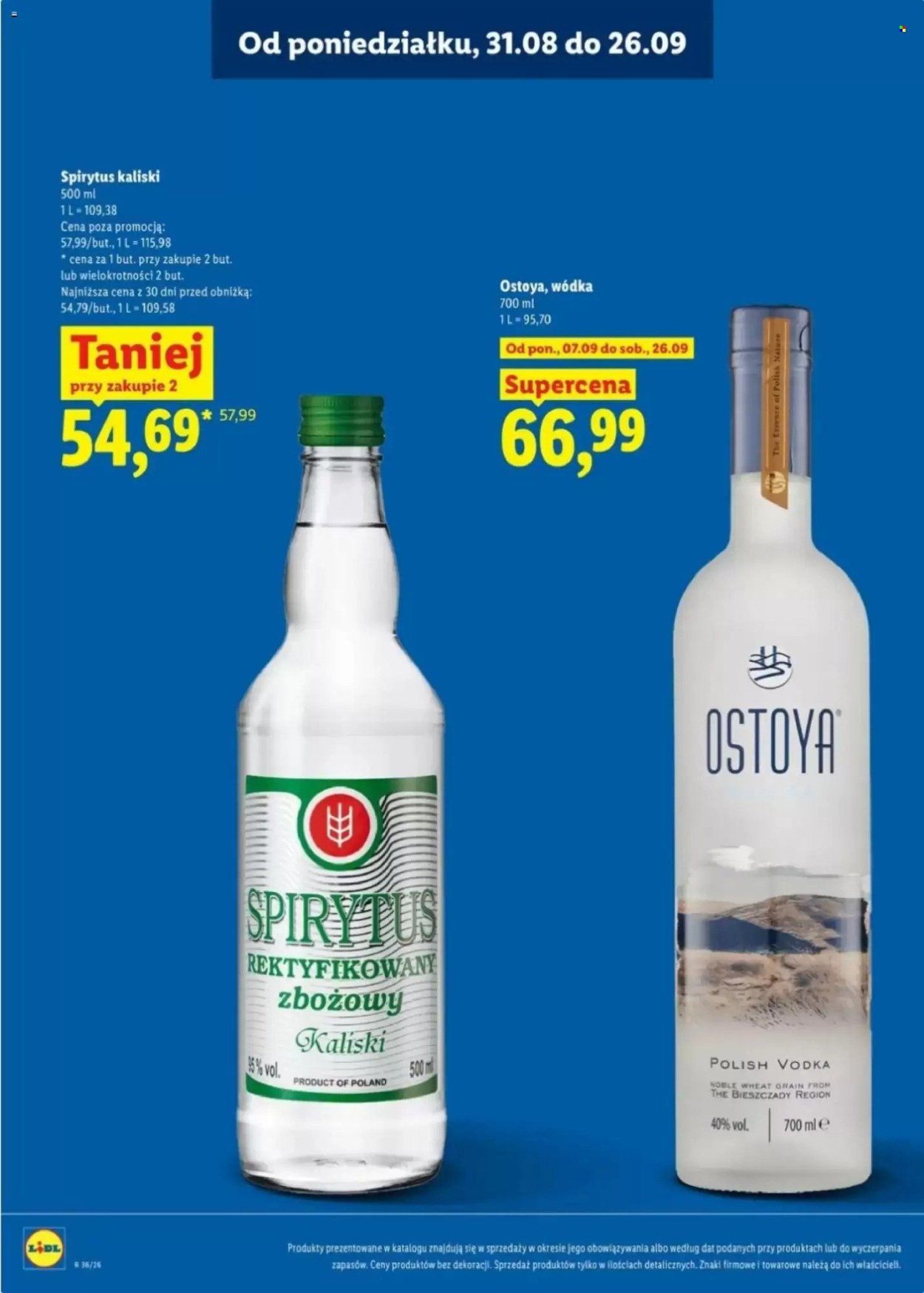 Gazetka LIDL - Katalog alkoholi mocnych