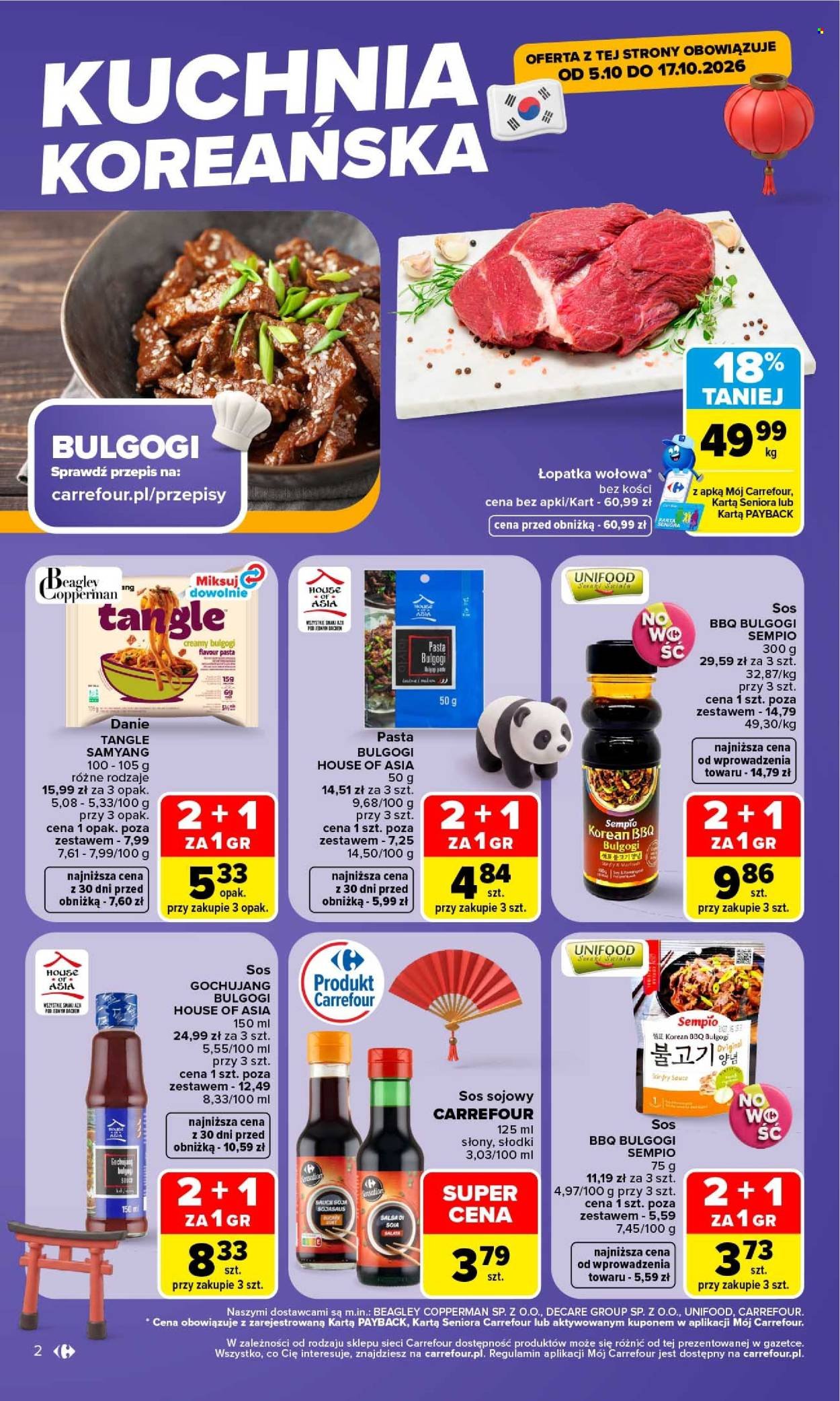 Gazetka CARREFOUR - Kuchnia koreańska