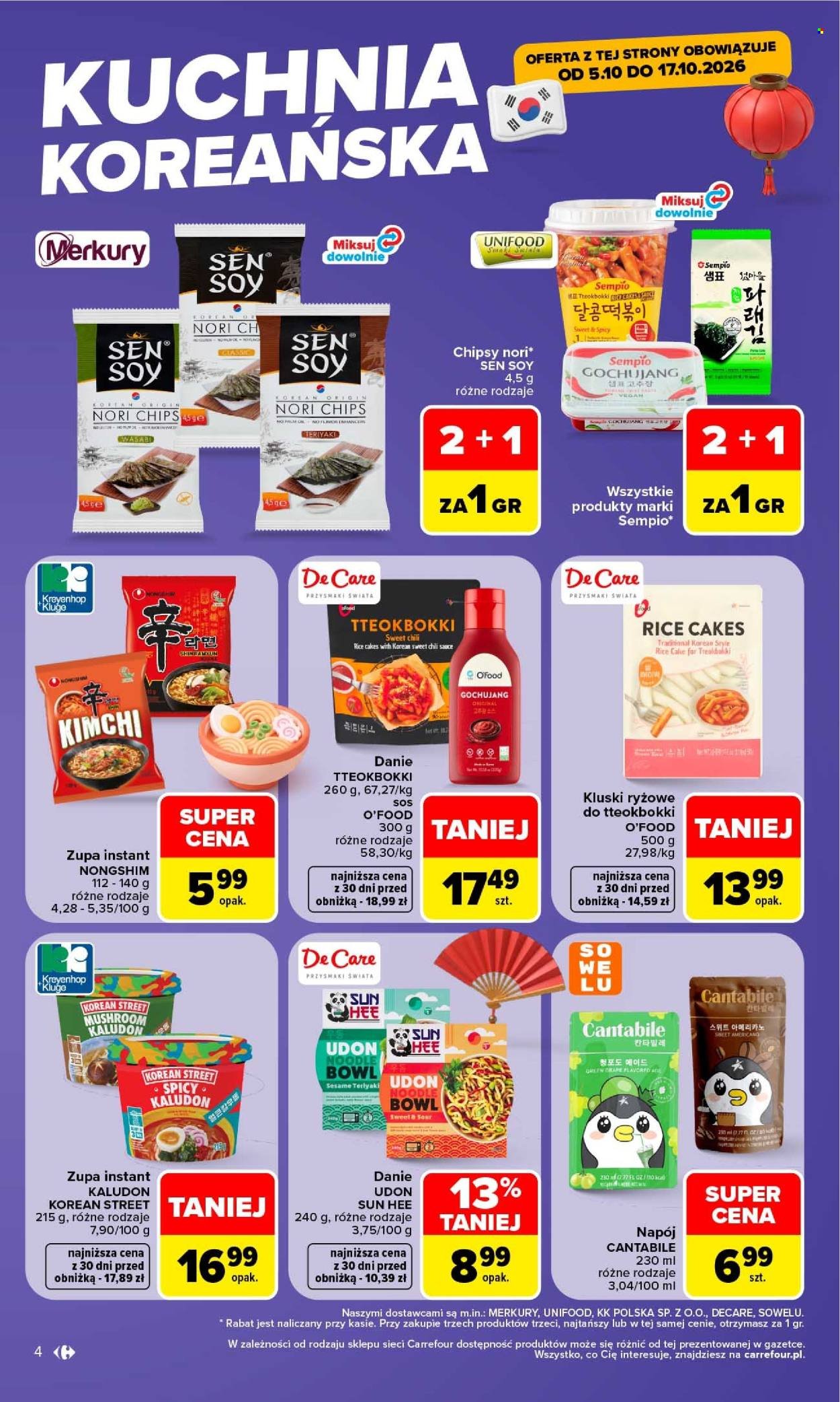 Gazetka CARREFOUR - Kuchnia koreańska