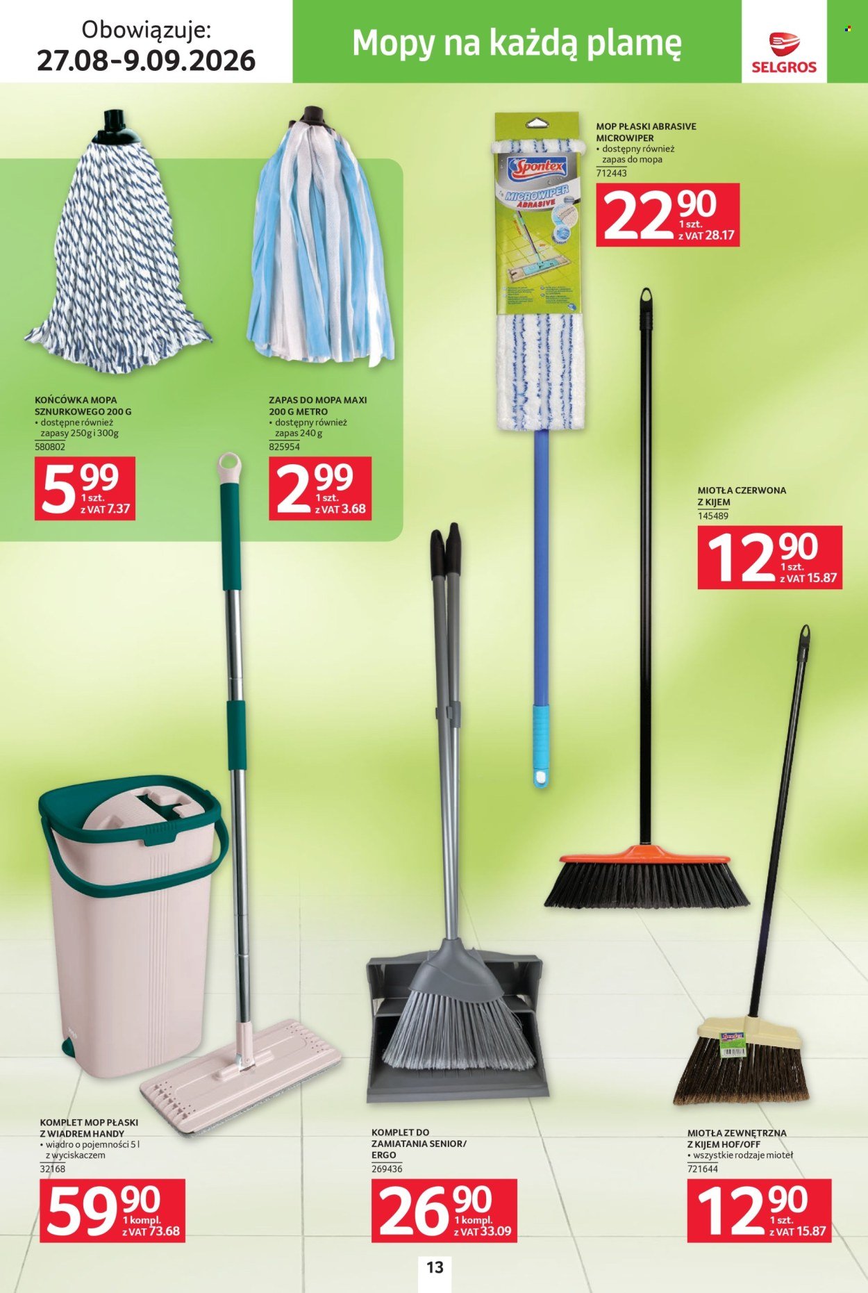 Gazetka SELGROS - Katalog Sprzątanie