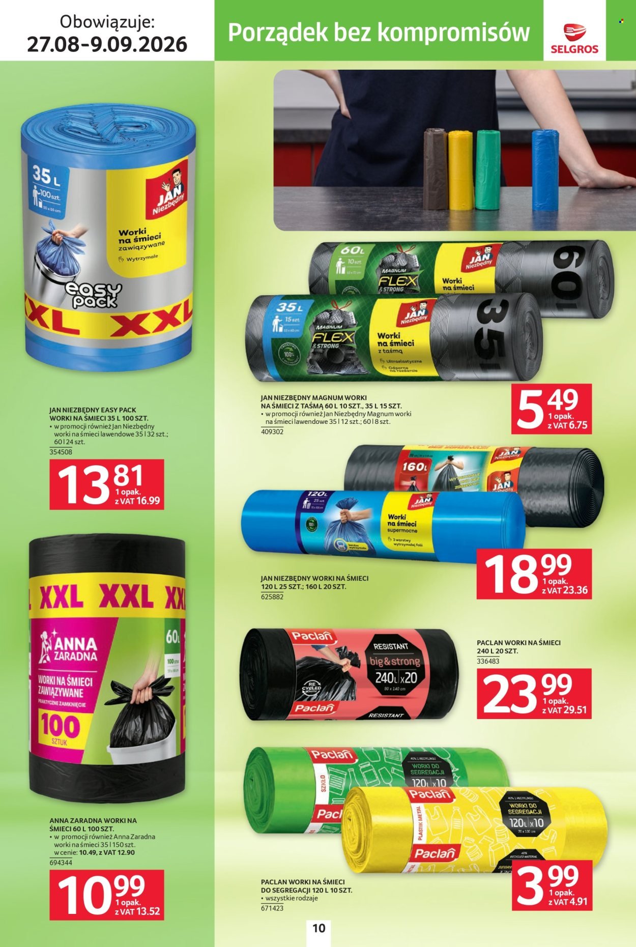 Gazetka SELGROS - Katalog Sprzątanie