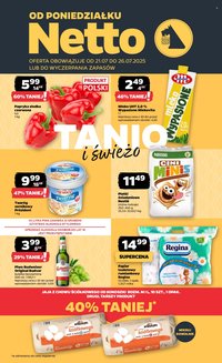 Gazetka NETTO - Od poniedziałku (2025-07-21 - 2025-07-26)