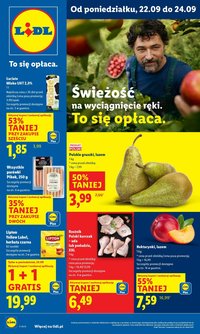 Gazetka LIDL - Od poniedziałku (2025-09-22 - 2025-09-24)