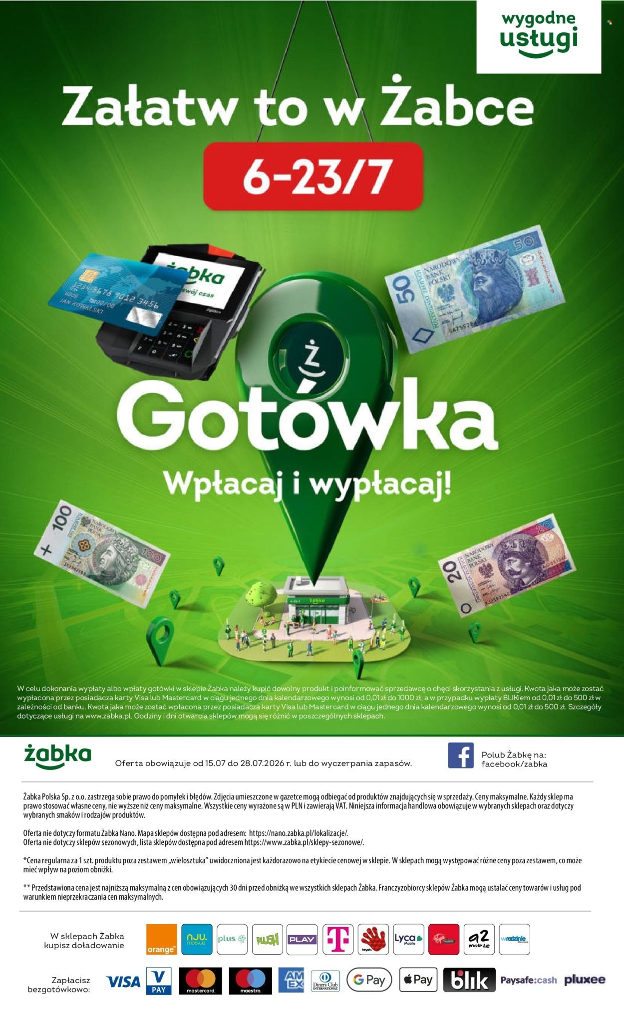 Gazetka ŻABKA - Od środy 15.07.2026