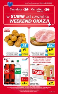 Gazetka CARREFOUR - w SUMIE od- czwartku WEEKEND OKAZJI