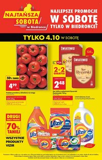 Gazetka BIEDRONKA - Najtańsza soboty (2025-10-04 - 2025-10-04)