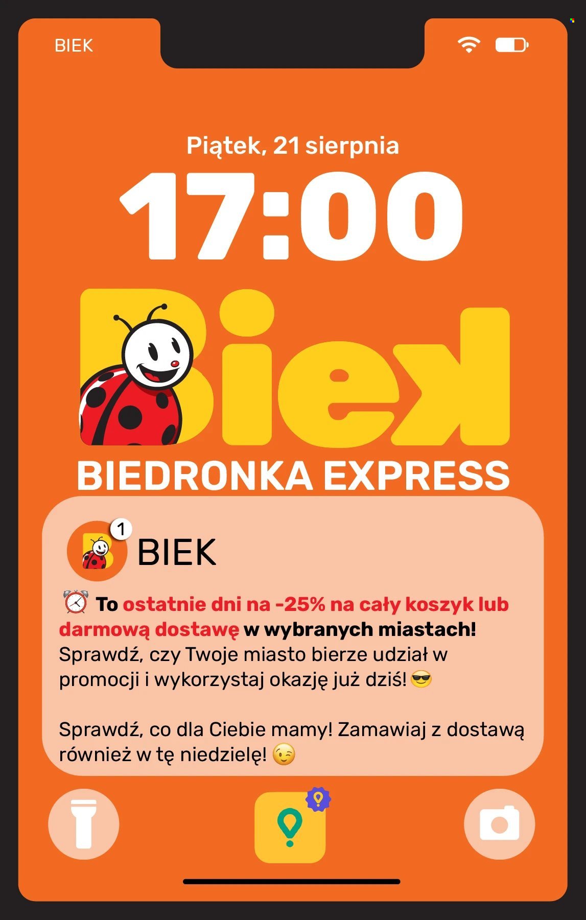 Gazetka BIEDRONKA - Biek