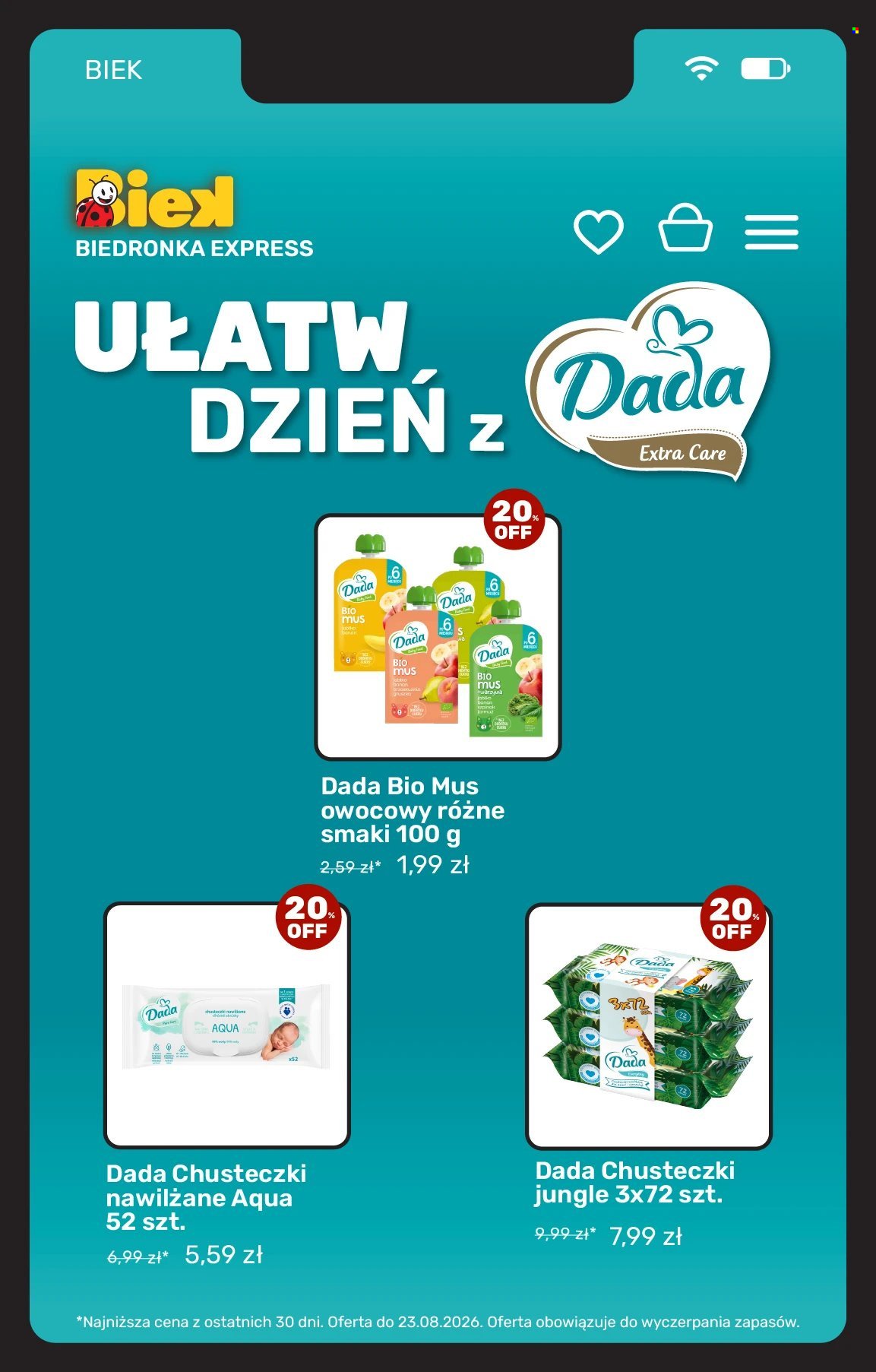 Gazetka BIEDRONKA - Biek