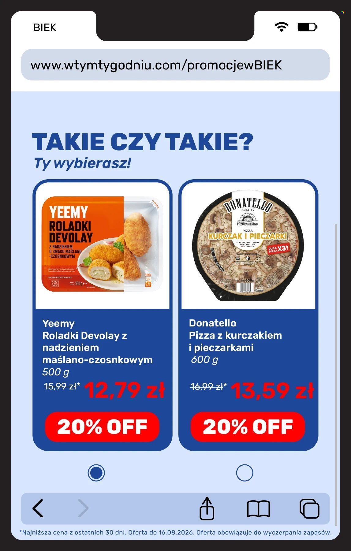Gazetka BIEDRONKA - Biek