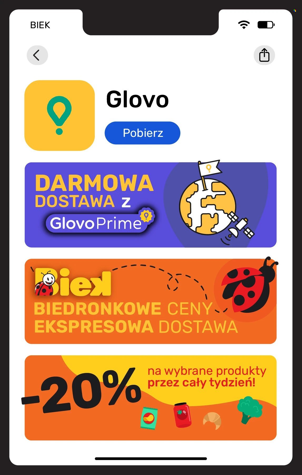 Gazetka BIEDRONKA - Biek