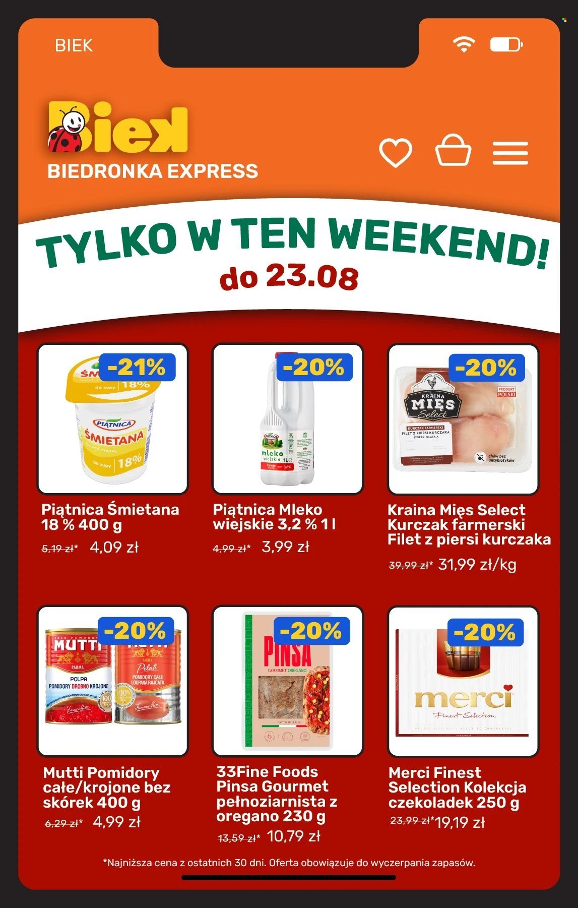 Gazetka BIEDRONKA - Biek