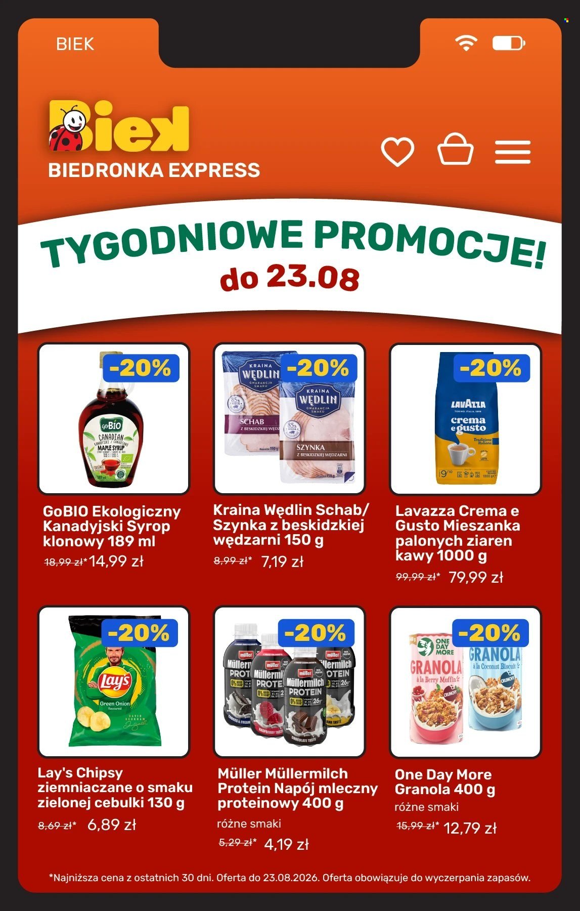Gazetka BIEDRONKA - Biek