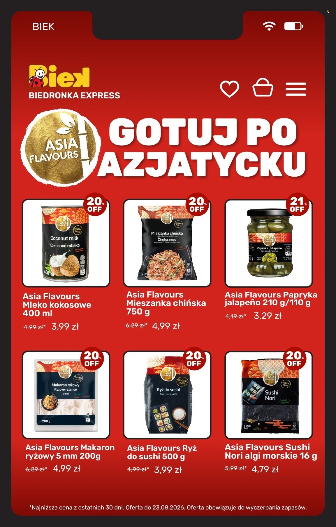 Gazetka BIEDRONKA - Biek