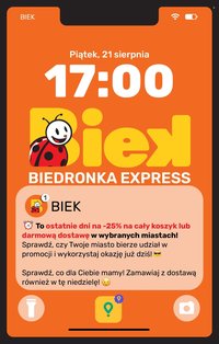 Gazetka BIEDRONKA - Biek