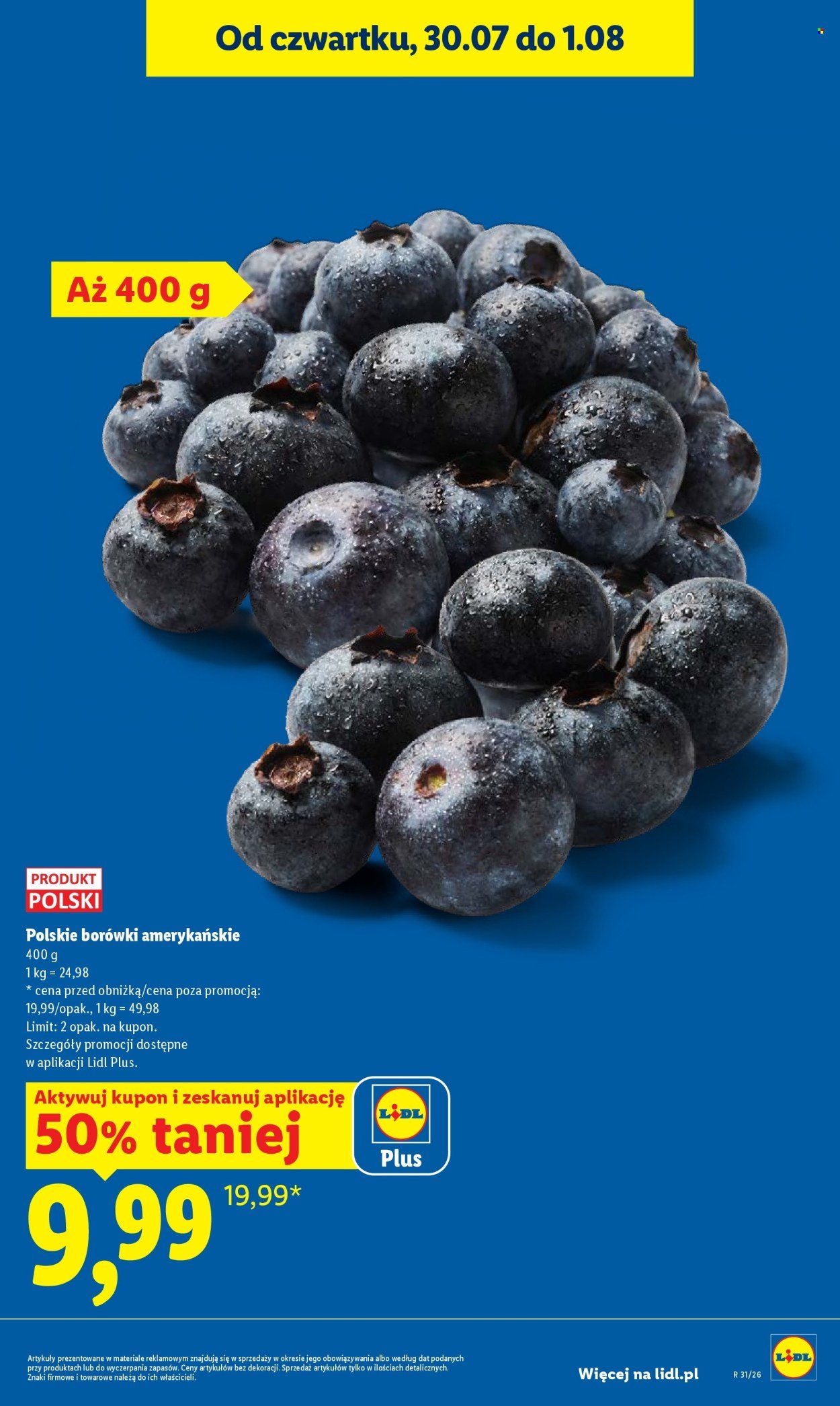 Gazetka LIDL - Od czwartku 30.07.2026